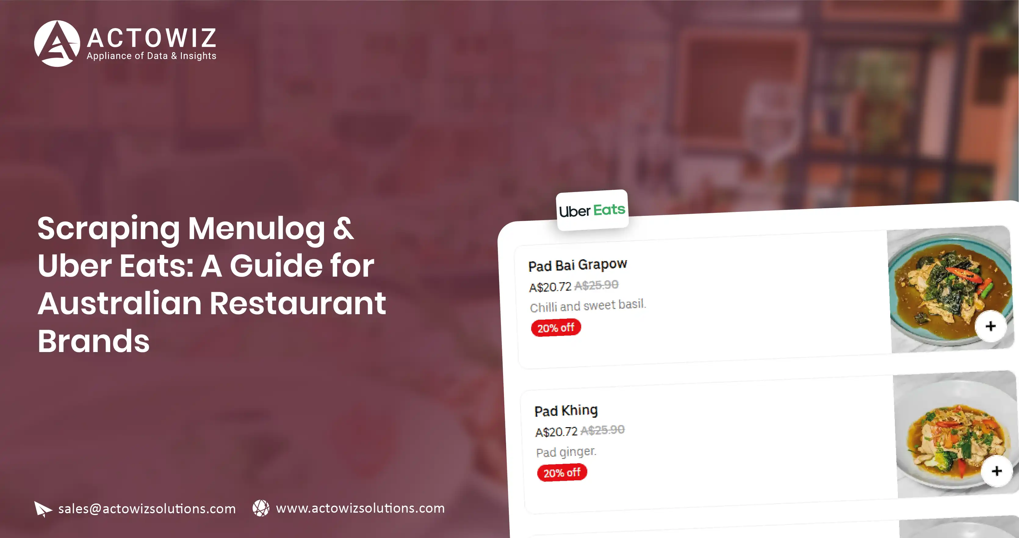 Scraping Menulog & Uber Eats: A Guide for Australian Restaurant Brands